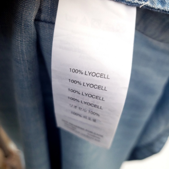 J. Crew Chambray Drapey Shirt Dress - Picture 6 of 7